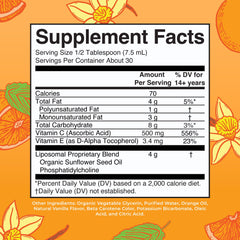 Liposomal Vitamin C 500mg serving illustration
