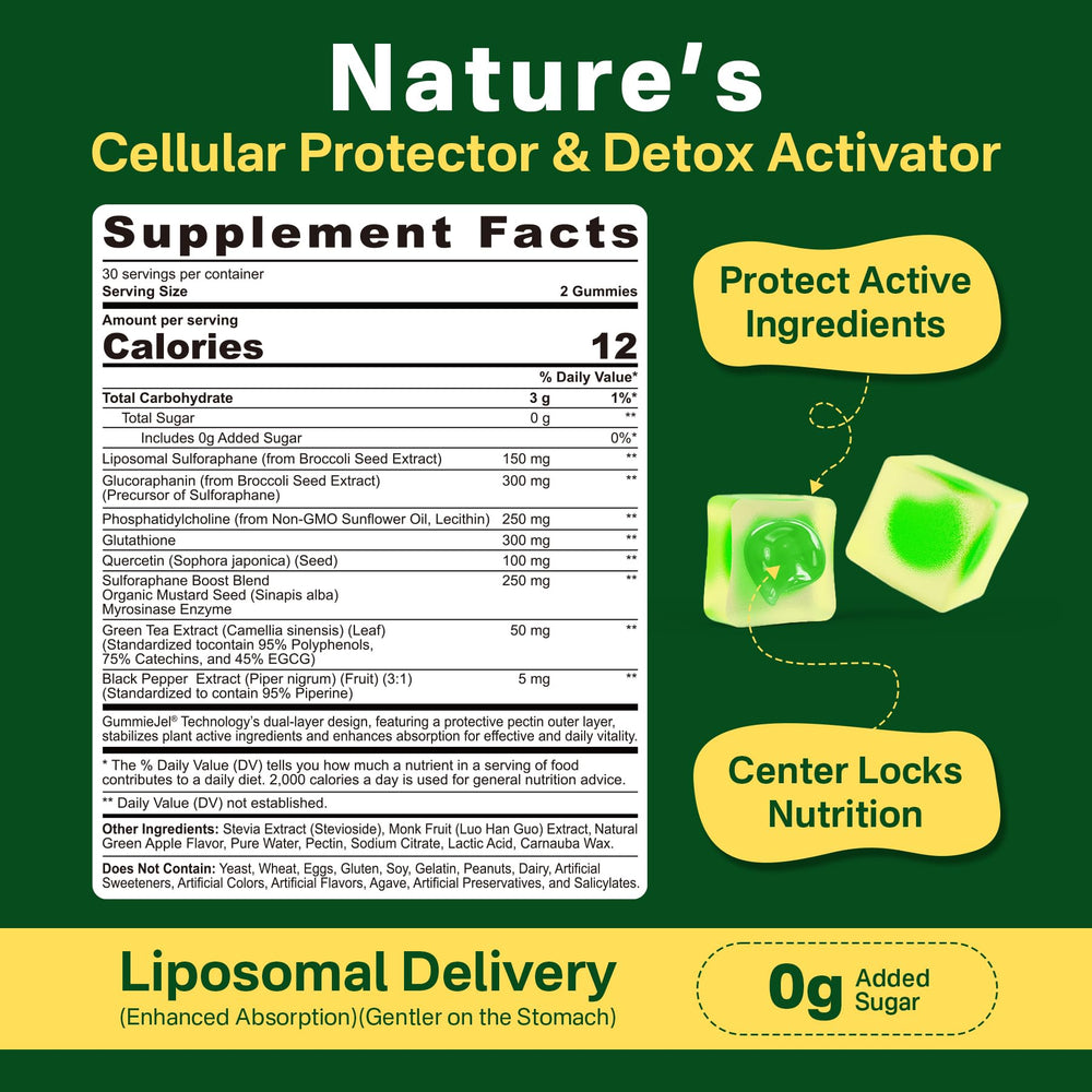 Broccoli seed extract and myrosinase illustration