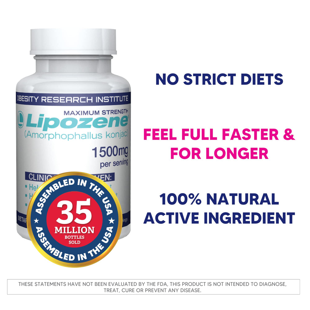 Lipozene packaging on retail shelf signals accessibility and trust
