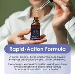 Liquid absorption drops being added to water