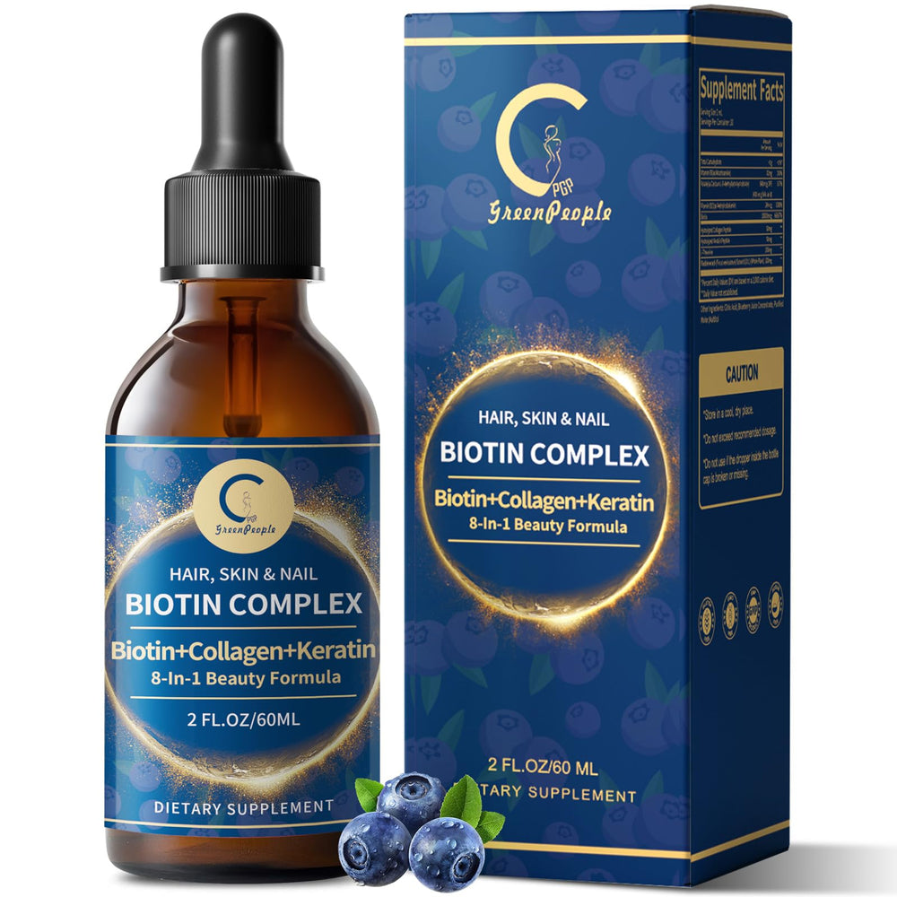Liquid Biotin 20000mcg & Collagen Drops bottle (2 oz)