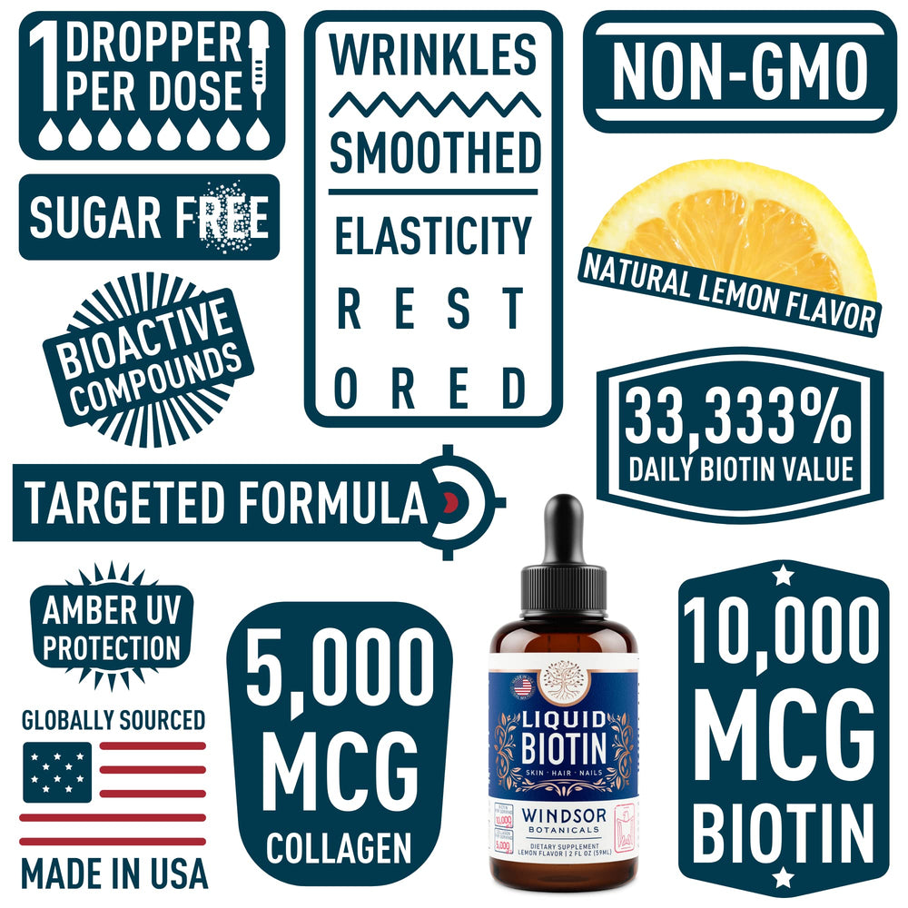 Skincare glow concept with biotin and collagen