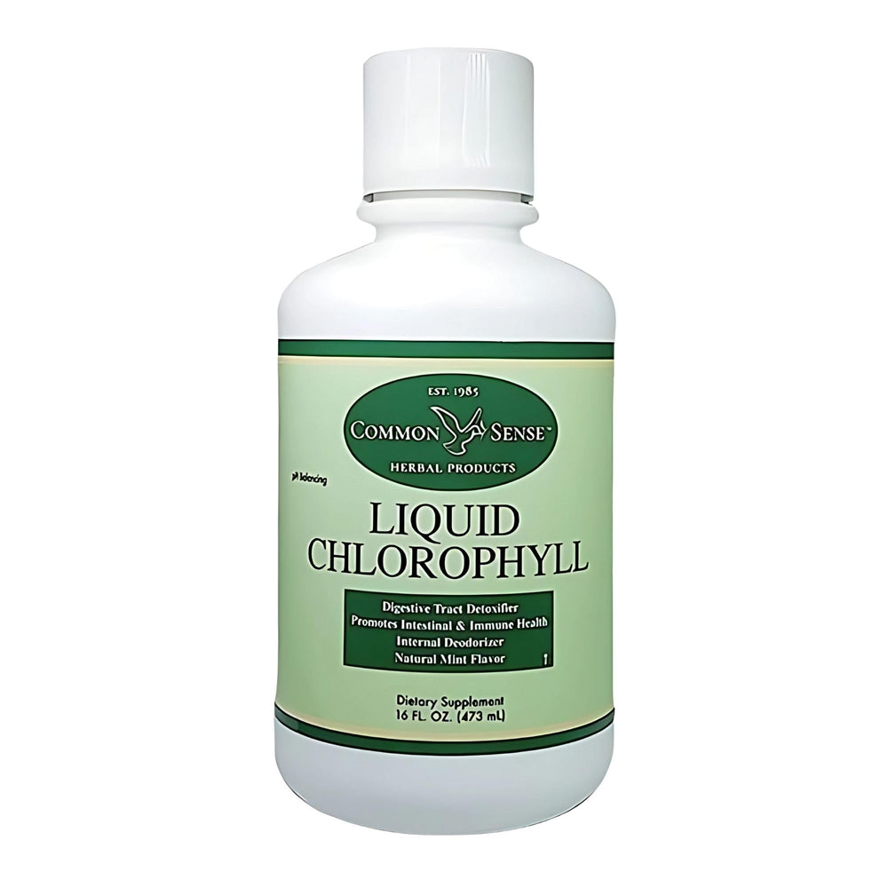 Bottle of Liquid Chlorophyll 16oz with Natural Mint Flavor