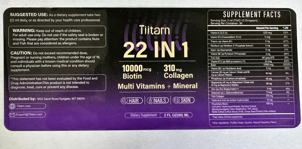 People taking liquid supplement for hair and nails