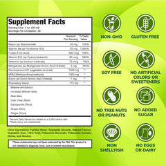 Close-up of bottle label showing 1500mg glucosamine and MSM