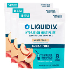 Liquid I.V. Hydration Multiplier Sugar-Free White Peach – front view