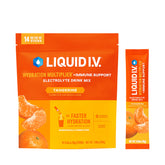 Liquid I.V Hydration Multiplier Tangerine box with single-serving packets