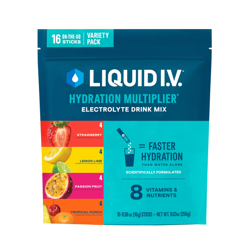 Lemon Lime flavor Liquid I.V. Hydration Multiplier variety pack packet