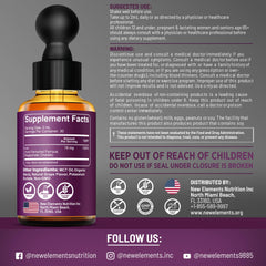 Front view of the iron supplement bottle and box