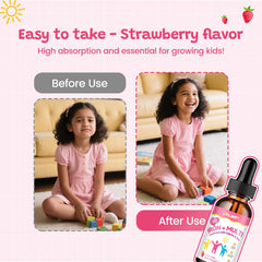 Calcium and zinc boosted liquid iron formula