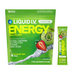 Hero image of Liquid I.V. Hydration Multiplier Sugar Free + Energy Strawberry Kiwi