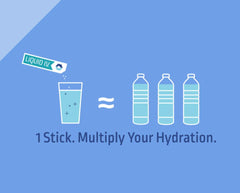 Lemon Lime electrolyte powder sachet from the variety pack.