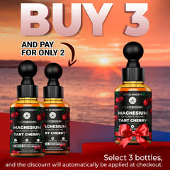 Dropper releasing magnesium glycinate liquid beside bottle