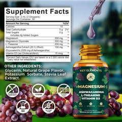 Usage illustration: 2 mL daily dropper for calm lifestyle