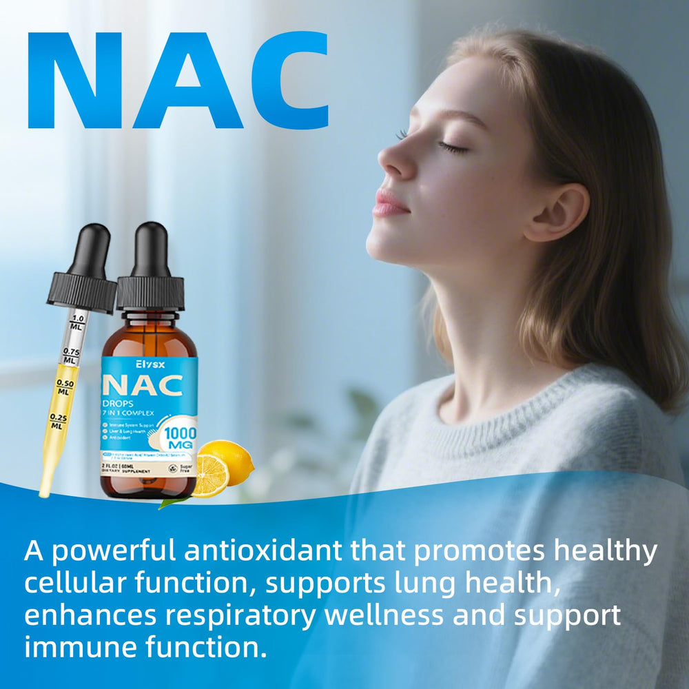 Family-friendly NAC drops for immune support