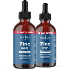 Liquid Zinc Drops bottle for all ages by NEW AGE