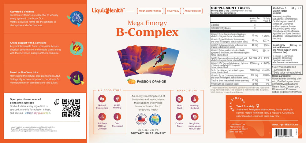 Packaging showing ingredients and allergen-free icons