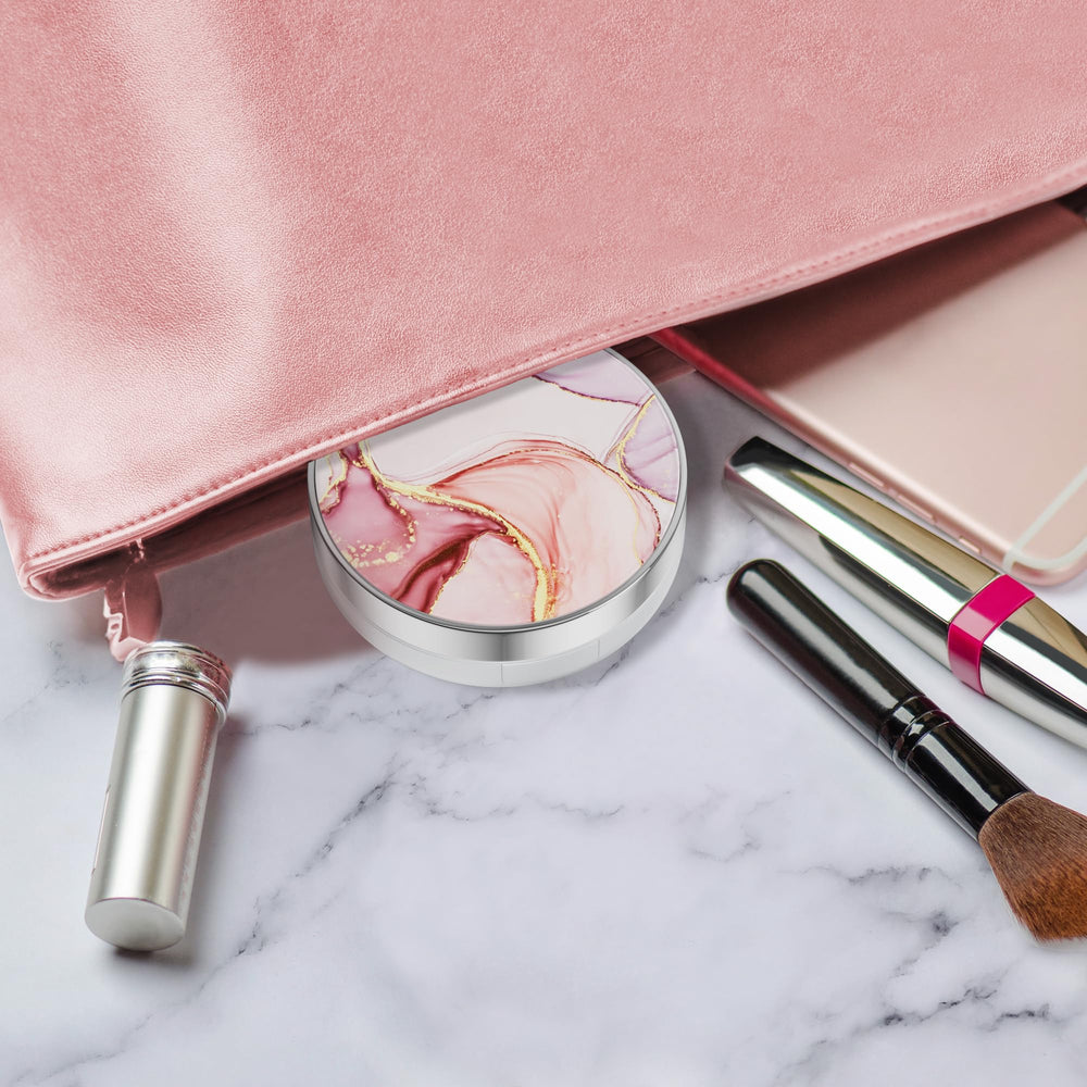 Portable contact lens case for daily use, travel, and outdoor activities