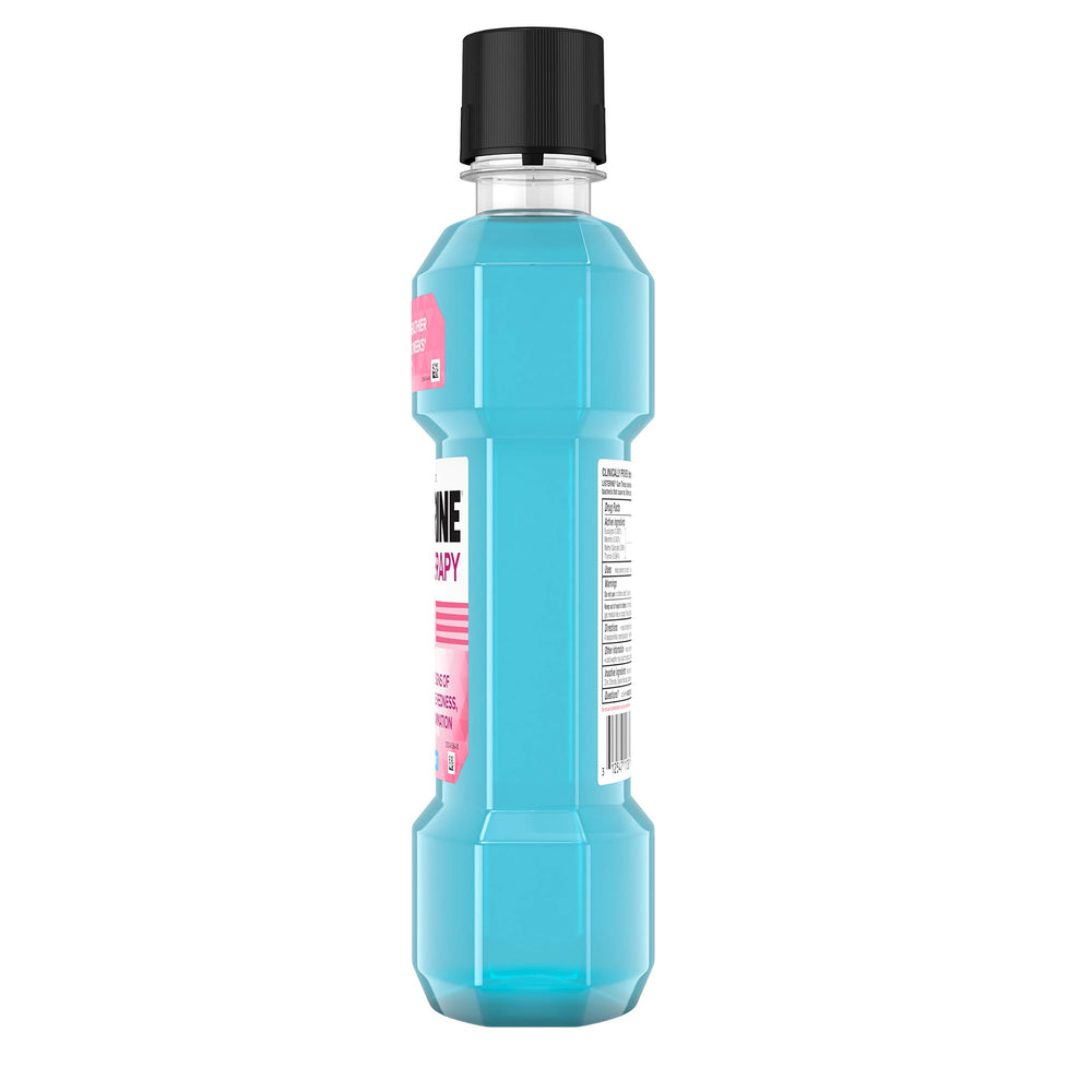 Close-up of bottle cap for Listerine Gum Therapy Glacier Mint 1 L