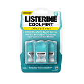 Front view of Listerine Cool Mint PocketPaks 24-strip pack