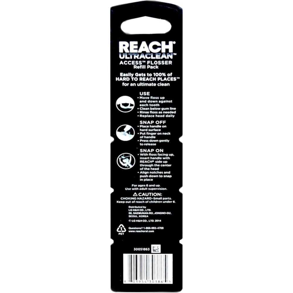Product packaging displaying Listerine refill heads pack3