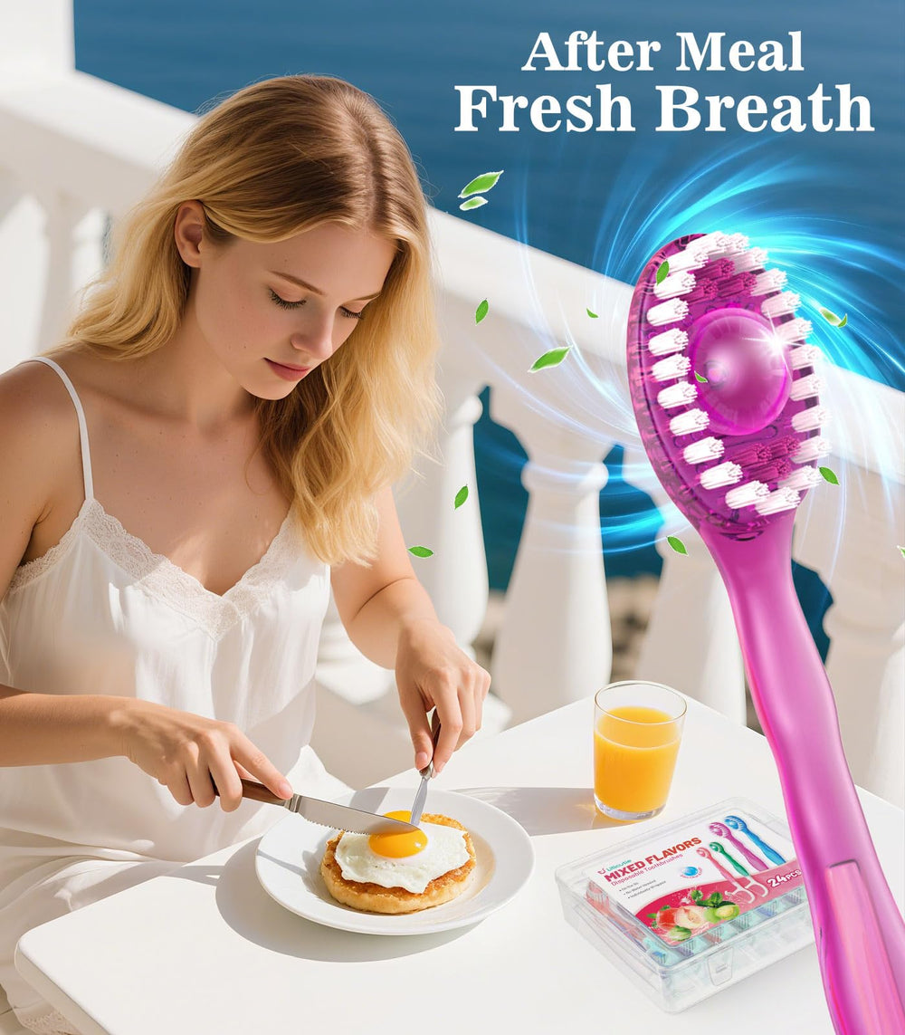 Litlcutie individually wrapped travel toothbrushes
