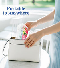 On-the-go use of Litlcutie oral care set