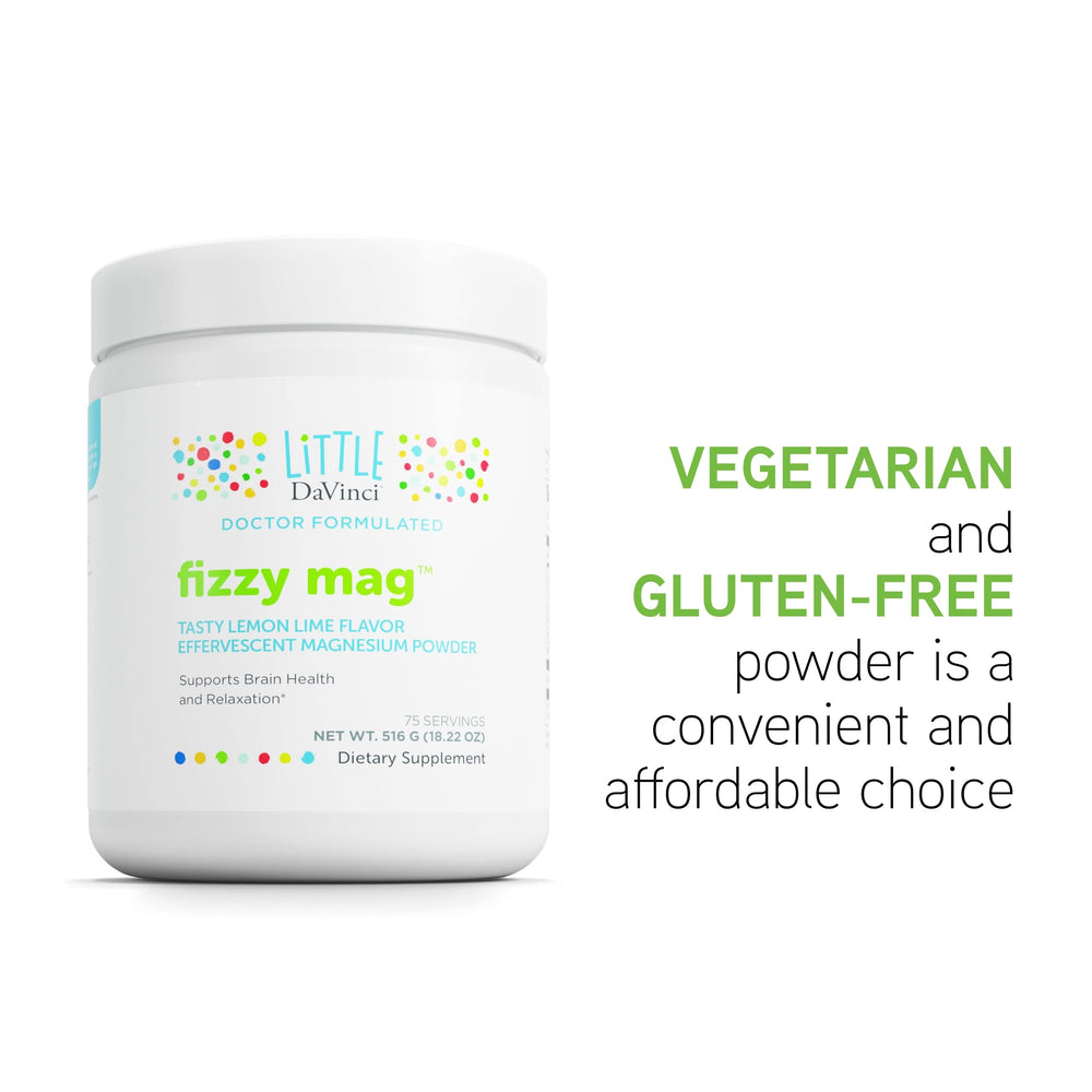 Effervescent lemon-lime powder dissolving in water