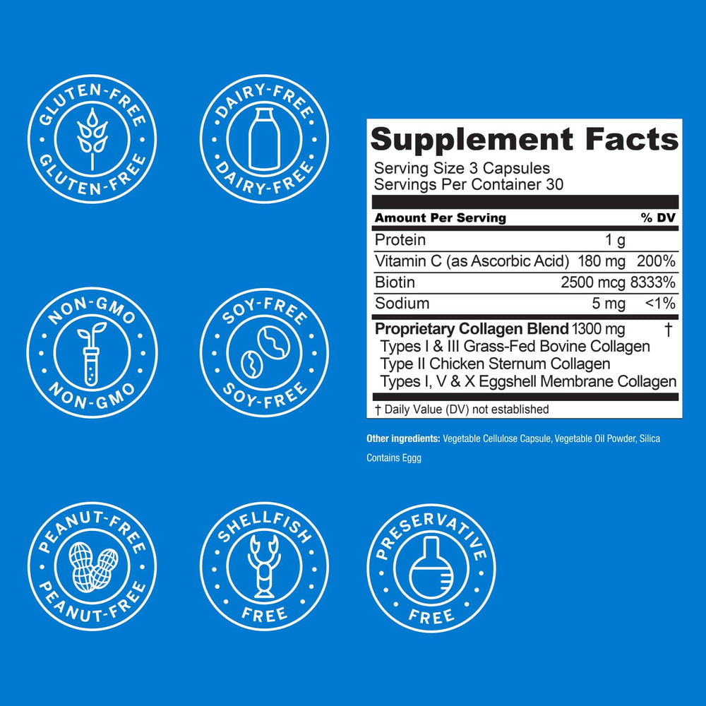 Two-bottle set of Live Conscious Beyond Collagen 90 capsules each