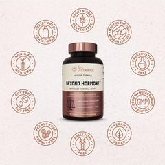 Label highlights vegan, non-GMO, gluten-free ingredients