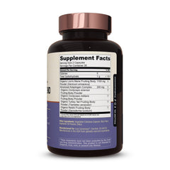 Supplement bottle placed on a bright surface