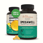 Live Conscious OmegaWell Omega-3 2000mg softgels bottle