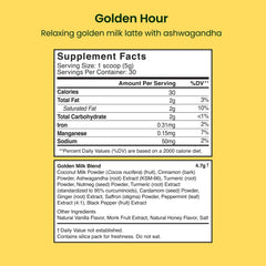 USA-made Golden Hour packaging and label details