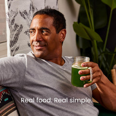 No added sugar claim with monk fruit imagery
