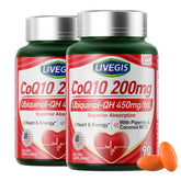 LIVEGIS CoQ10 200mg softgels two-pack hero image