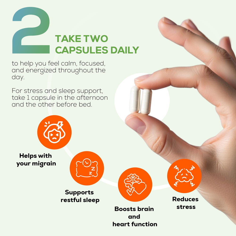 Close-up of magnesium glycinate and gluconate capsules