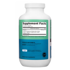 Magnesium Ease bottle open with capsules visible