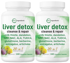 Liver Advanced bottle front view with label