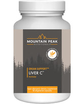 Mountain Peak Liver C bottle and capsules
