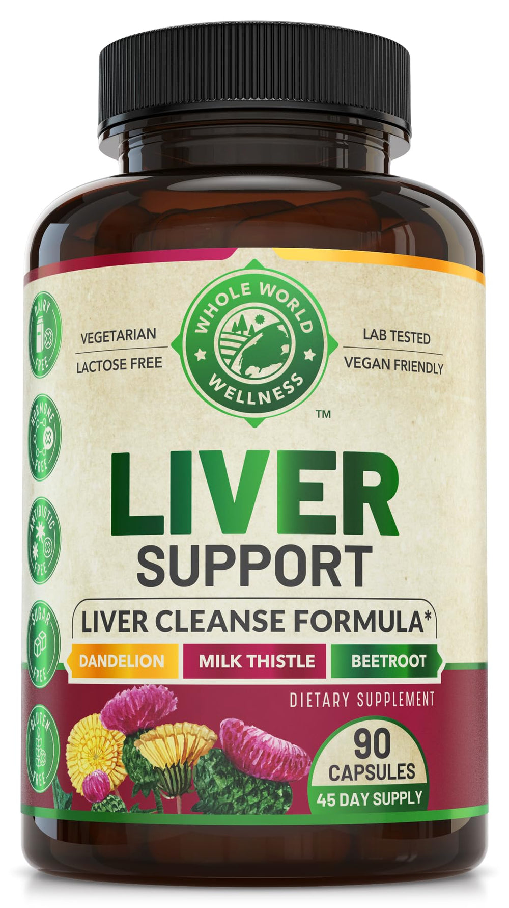 Bottle of Advanced Liver Cleanse Detox & Repair Formula