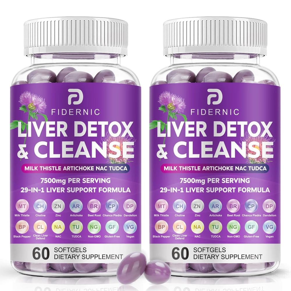 Hero image: Liver Cleanse Detox & Repair bottle with 120 vegan softgels