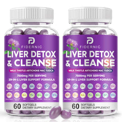 Hero image: Liver Cleanse Detox & Repair bottle with 120 vegan softgels