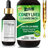 Liver cleansing drops with herbal formula