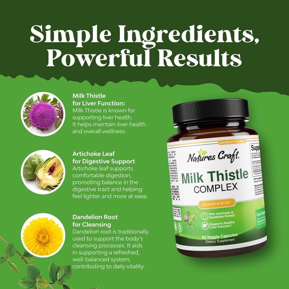 Liver detox capsules packaging 60-count