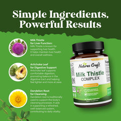 Liver detox capsules packaging 60-count