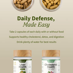 Milk thistle with garlic extract representing liver support and digestive health