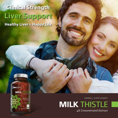 Liver detox and gallbladder support branding for OmniBiotics Milk Thistle