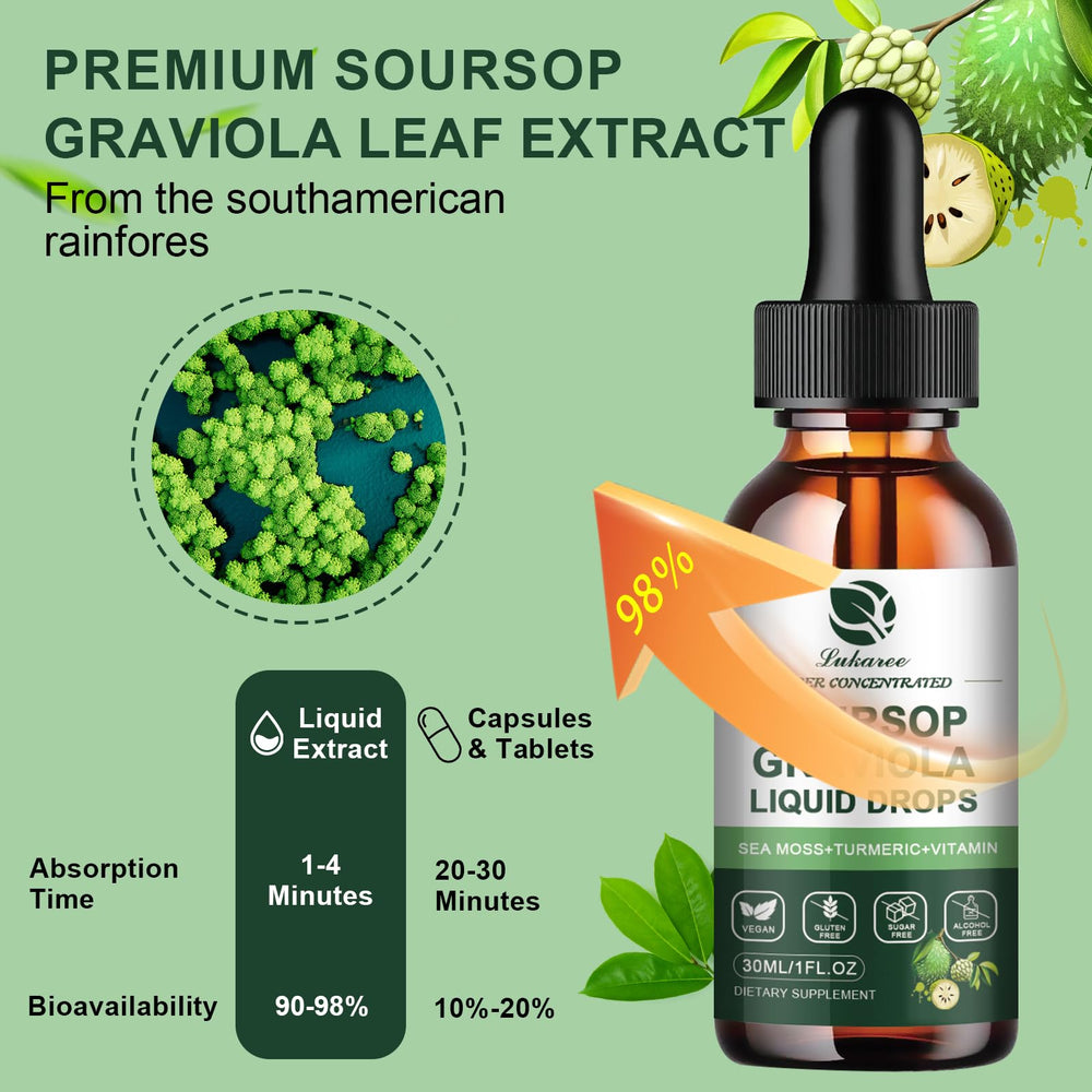 Liver and gut support health liquid drops