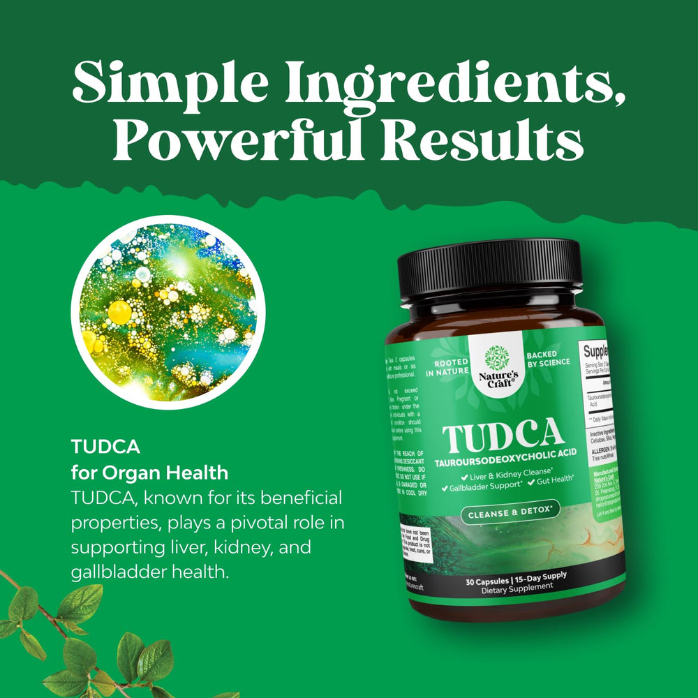 Digestive health and energy support with TUDCA