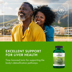 Concept image of liver health support from natural herbs